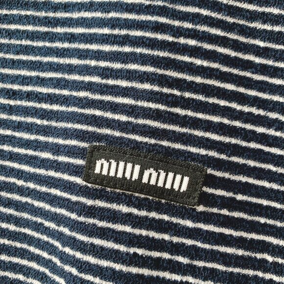 Miu Miu Retro Striped Knit Sweater - Picture 5 of 7